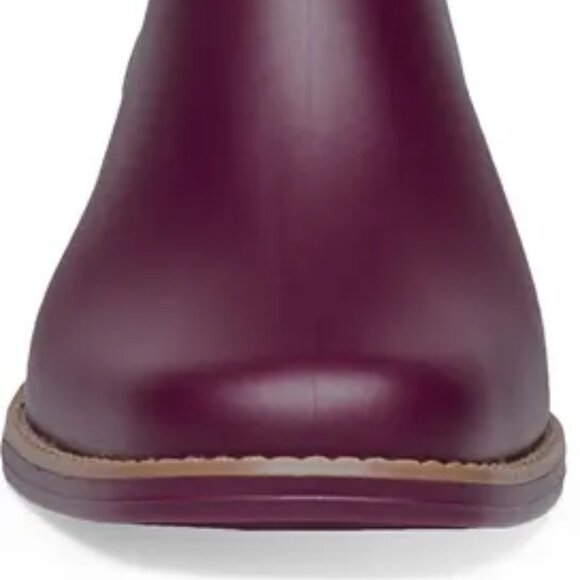 NEW BERNARDO Made In Brazil Briton Rain Booties Garnet for women 362tn - Picture 7 of 10